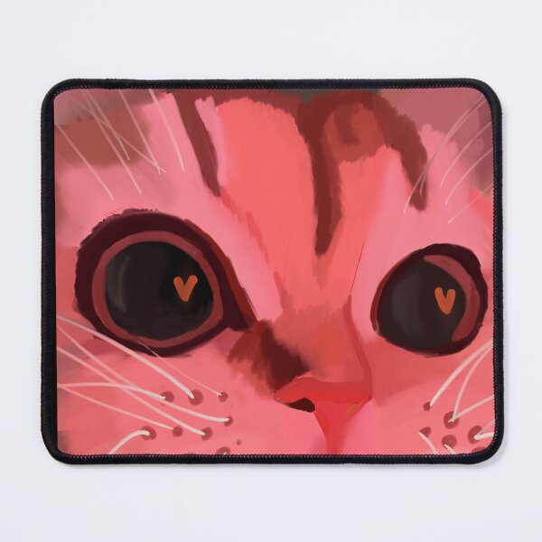 Artikelvorschau, Katze in rosa Farben entworfen und verkauft von ArtShopPrint.