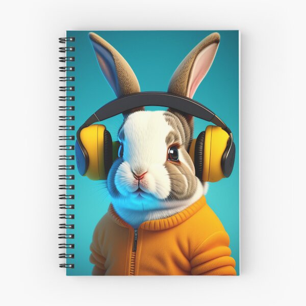 Item preview, Rabbit with headphones designed and sold by WeedSplifs.