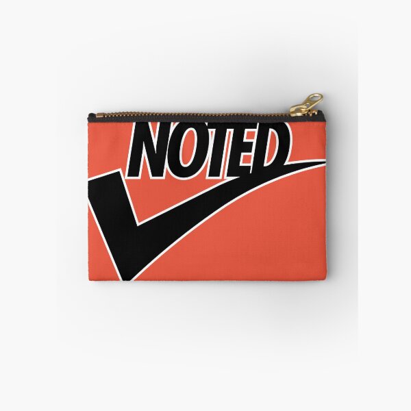 Item preview, Noted Sign Sticker for Work in Swoosh Style designed and sold by DHC-design.