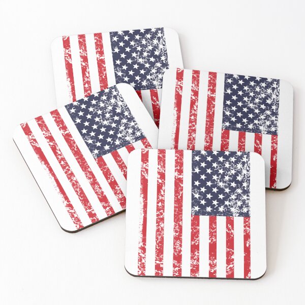 Item preview, Retro American Flag designed and sold by hemp3x.