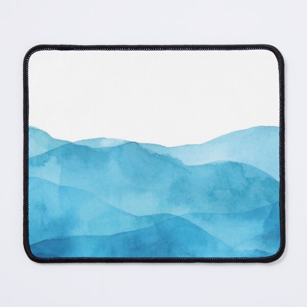 Item preview, Light Blue Watercolor Background With Waves designed and sold by MTShoppingLine.