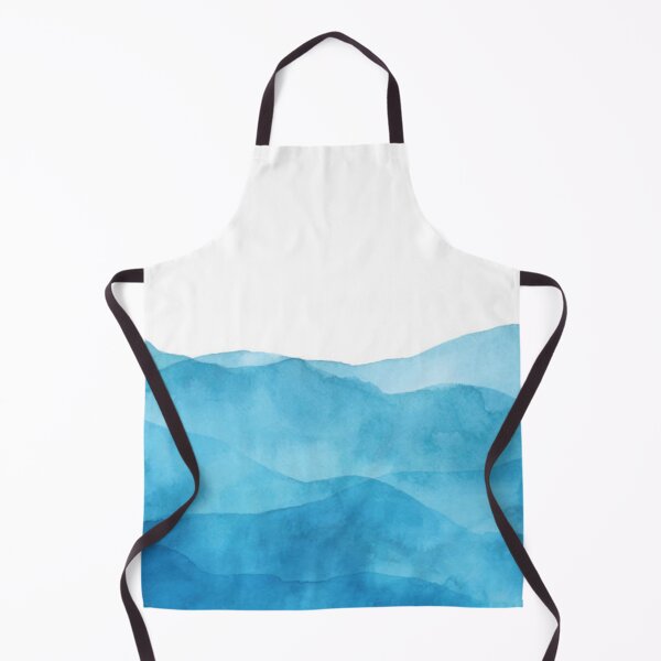 Item preview, Light Blue Watercolor Background With Waves designed and sold by MTShoppingLine.