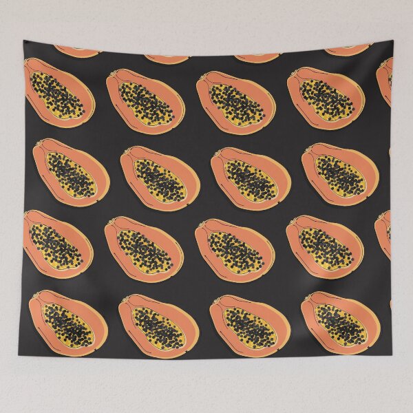 Item preview, Papaya summer print designed and sold by Milatoo.