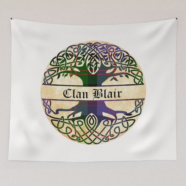 Item preview, Blair Tree of Life Clan Scottish Surname tartan designed and sold by BagTown Clans.