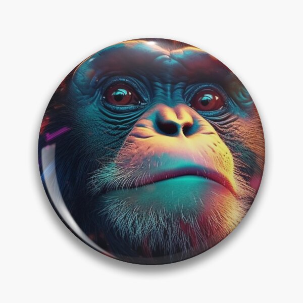 Item preview, Vibrant Monkey designed and sold by WilbDigital.