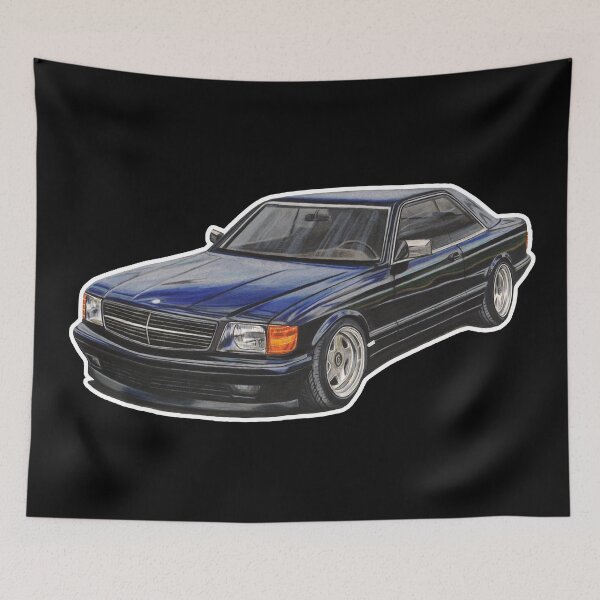Item preview, Black Elegance Classic German Car designed and sold by SylwiaCarArt.