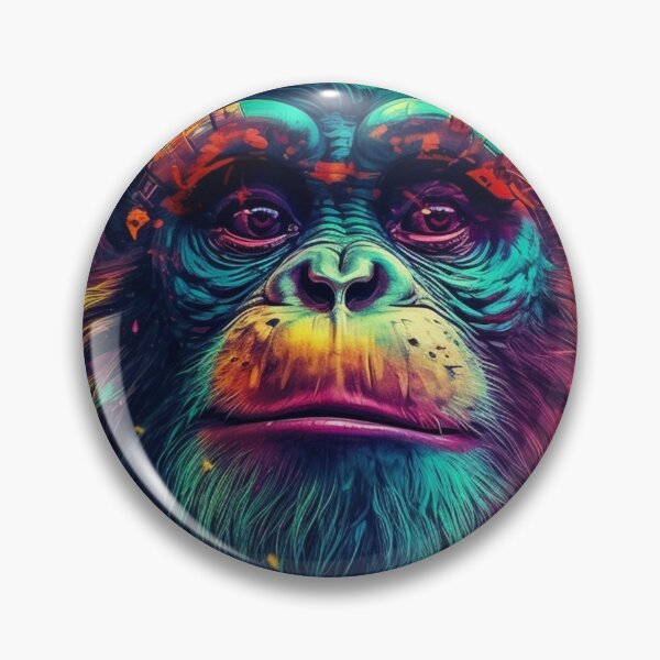 Item preview, Vibrant Monkey designed and sold by WilbDigital.