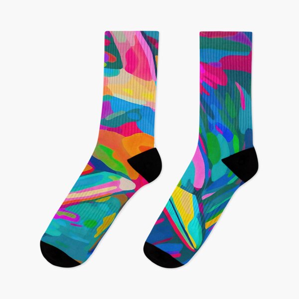 Item preview, VIBRANT DOLPHIN FLYING THROUGH COLORS designed and sold by Roni-KH.