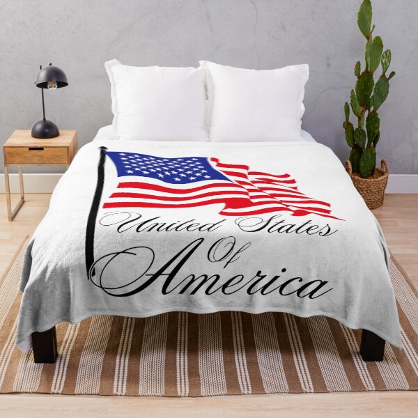 Item preview, United States of America with American Flag designed and sold by AmericaFreedom.