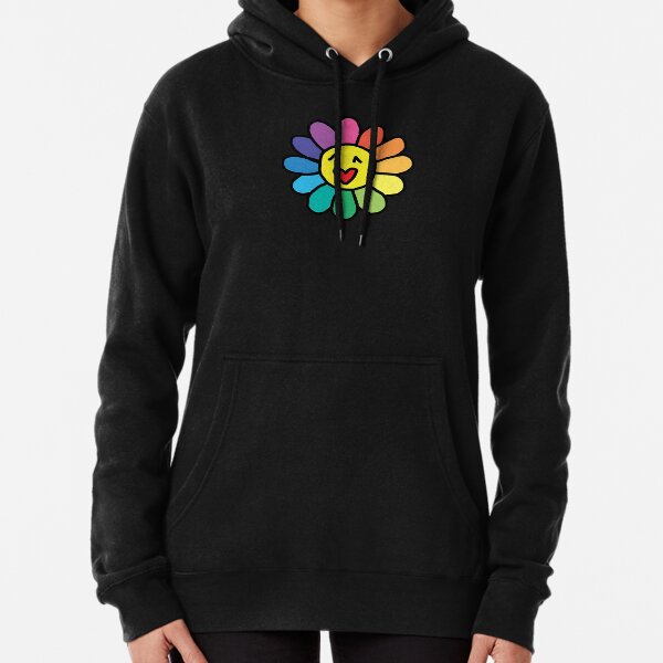 J Balvin x Takashi Murakami Flower Hoodie Black