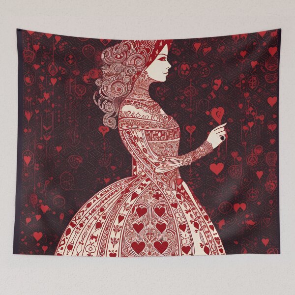 Item preview, The Queen of Hearts Unveiled designed and sold by landletsy.