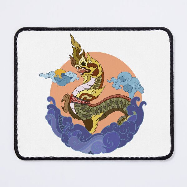 Item preview, Art Thai Dragon and Thai Wave designed and sold by iLuckTarn.