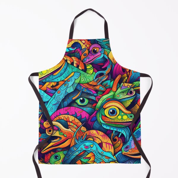 Item preview, Psychedelic Graffiti Gekons Doodles designed and sold by Desfix.