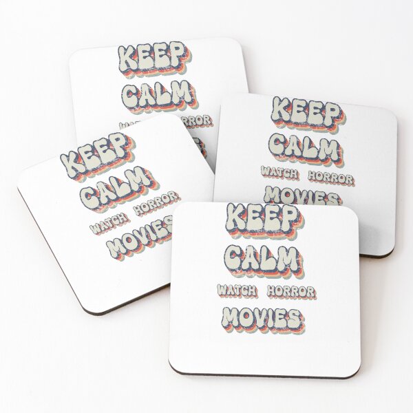 Item preview, Keep Calm Watch Horror Movies designed and sold by CampGoreStore.