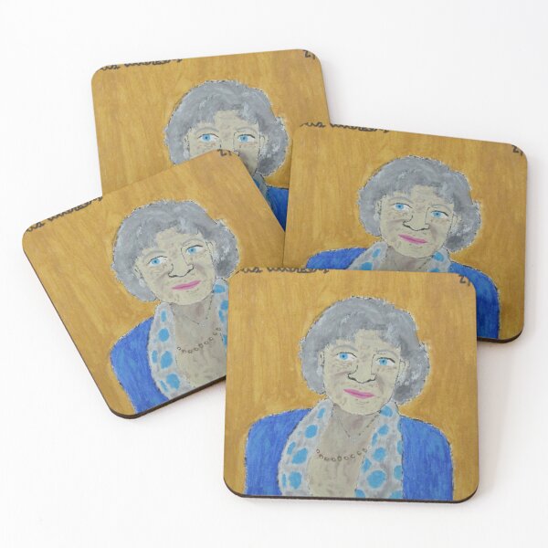 Item preview, Acrylic Portrait of Betty White designed and sold by AnArtistAtWork.
