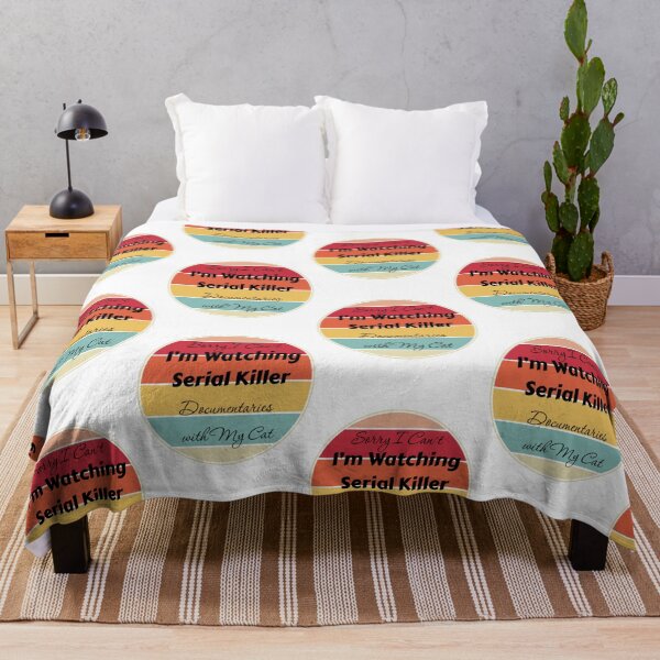 Item preview, Sorry I Can’t I’m Watching Serial Killer Documentaries with My Cat12 designed and sold by vietkieu15.
