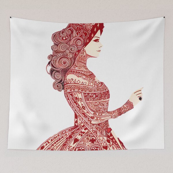 Item preview, The Queen of Hearts Unveiled designed and sold by landletsy.