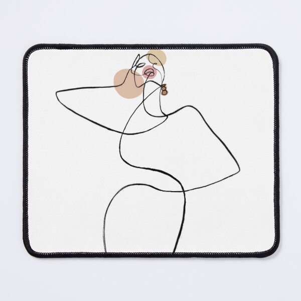 Item preview, Abstract woman sculpture with colors designed and sold by Bouanime.