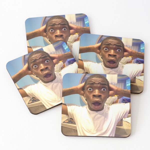 Item preview, SHOCKED BLACK GUY MEME designed and sold by Roni-KH.