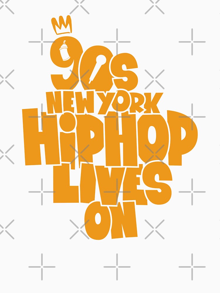 Boogosh Throwback to The Golden Age of Hip Hop's Iconic '90s Era in New York Long Sleeve T-Shirt