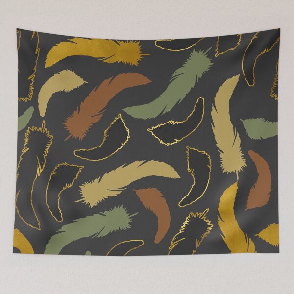 Item preview, Feathers, modern design, elegant pattern designed and sold by Svitac.