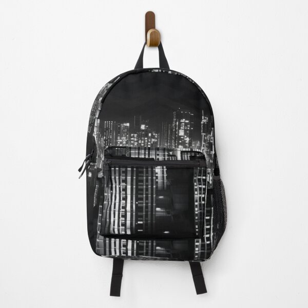 Item preview, Monochrome Metropolis: Cityscape Night Photography Urban Art designed and sold by DigiNook.