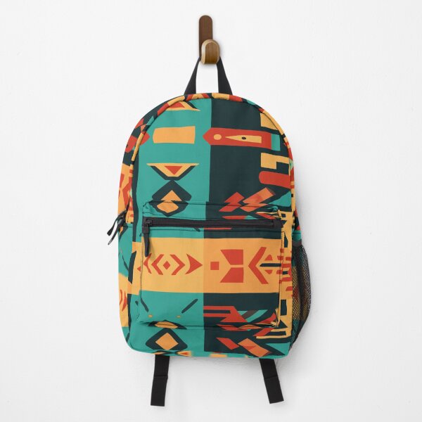 Item preview, Vibrant pattern inspired by traditional Aztec art designed and sold by ColorDesign38.