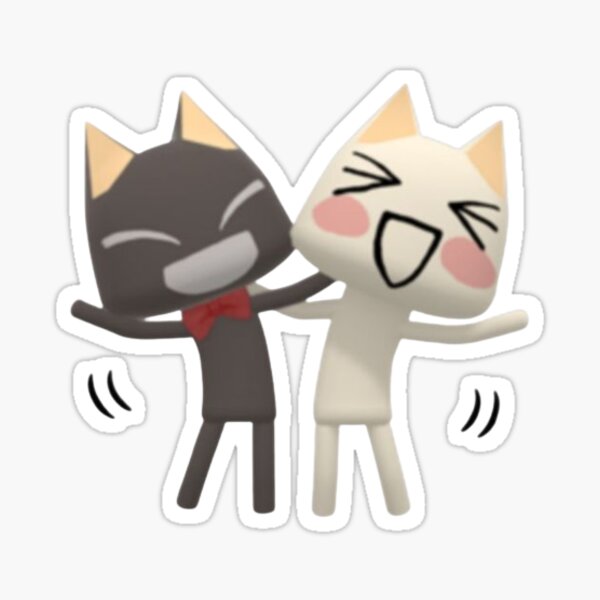 Item preview, happy toro and kuro designed and sold by xosillycore.