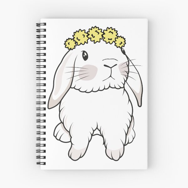Item preview, Dandelion Flower Summer Bunny Cute Holland Lop  Pet designed and sold by ChillCozyCorner.