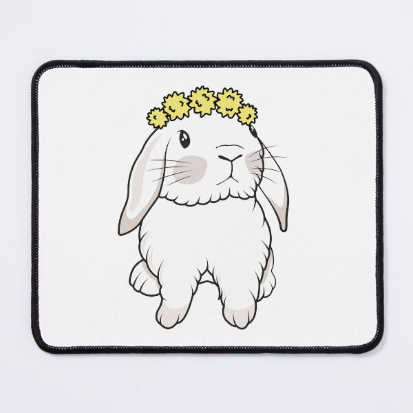 Item preview, Dandelion Flower Summer Bunny Cute Holland Lop Pet designed and sold by ChillCozyCorner.