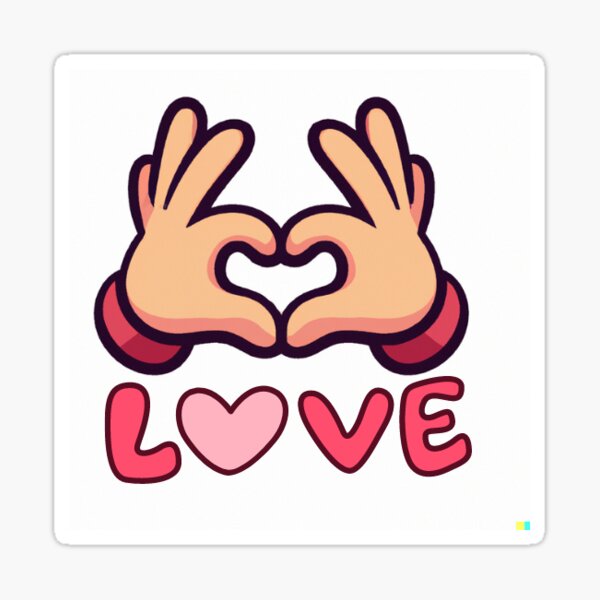 Love is in the air Sticker