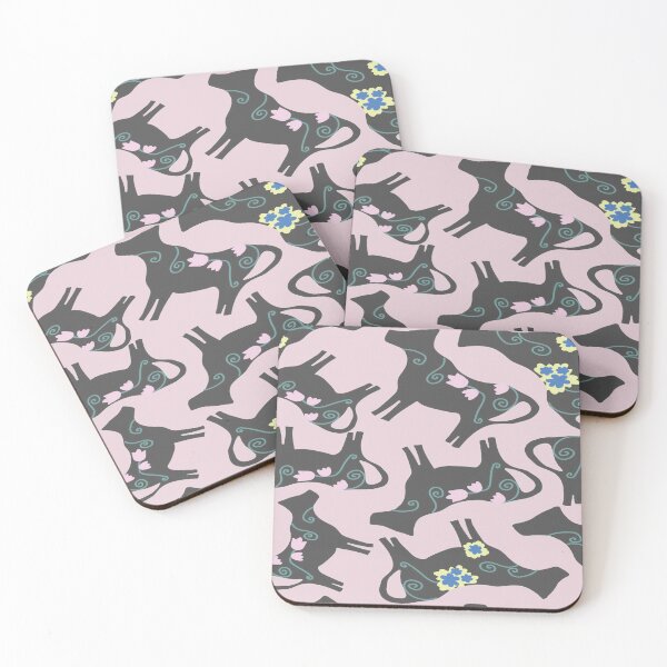 Item preview, Vintage Cows (Pink and Gray) designed and sold by ClubCreativeArt.