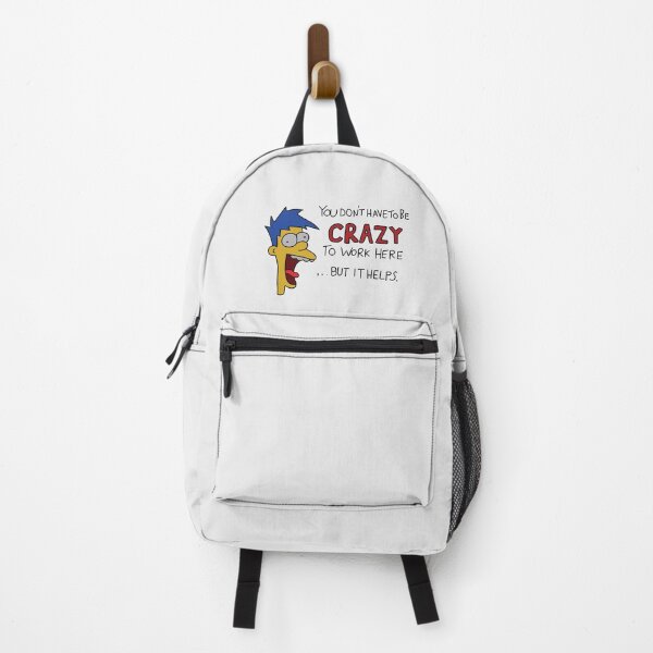 Item preview, You Don't Have to be Crazy to Work Here But It Helps Poster designed and sold by REALsaintpetty.
