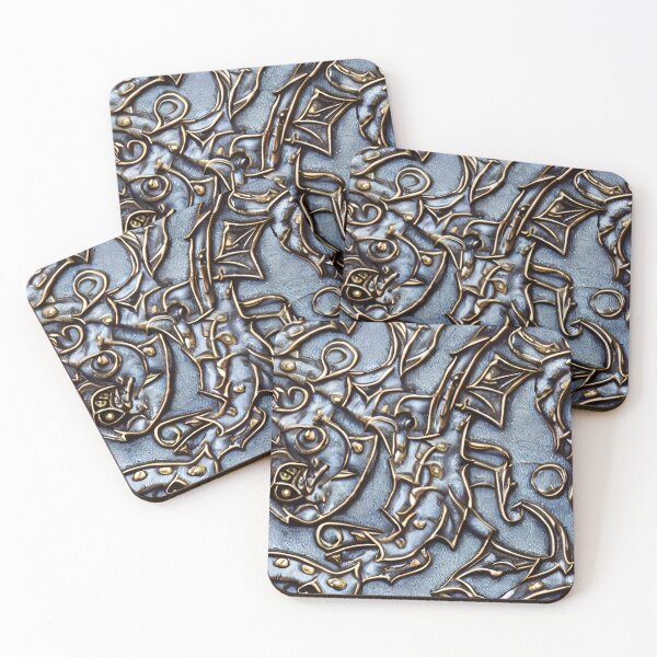 Item preview, Leather And Gold - Seamless Pattern designed and sold by Chubuter.