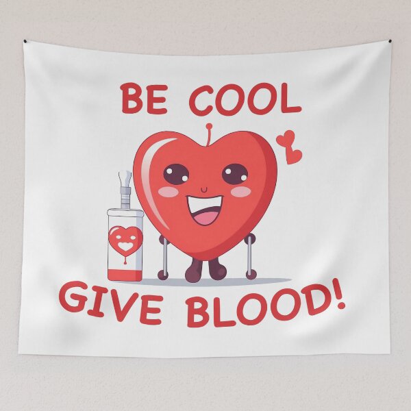 Item preview, Be cool Give blood designed and sold by lightjourney.