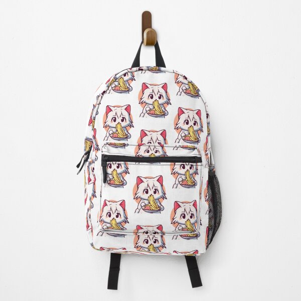 Item preview, Cat Eating Spaghetti Adorable Anime Kitten6 designed and sold by anhy15.