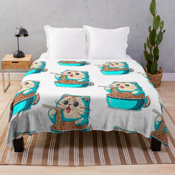 Item preview, cat eating spaghetti cartoon10 designed and sold by anhy15.