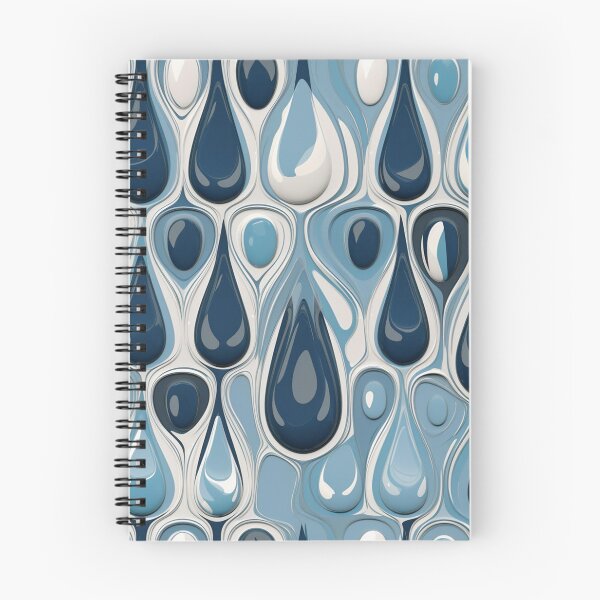 Item preview, Blue and White Raindrop Ceramic Mosaic Pattern on Beige, Seamless and Stylish, AI Generated designed and sold by drawerwalker.