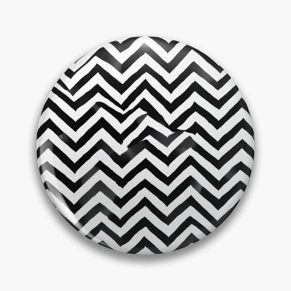 Item preview, Broken Zig Zag Stripes, Almost Perfect - Black And White Seamless Pattern designed and sold by Chubuter.