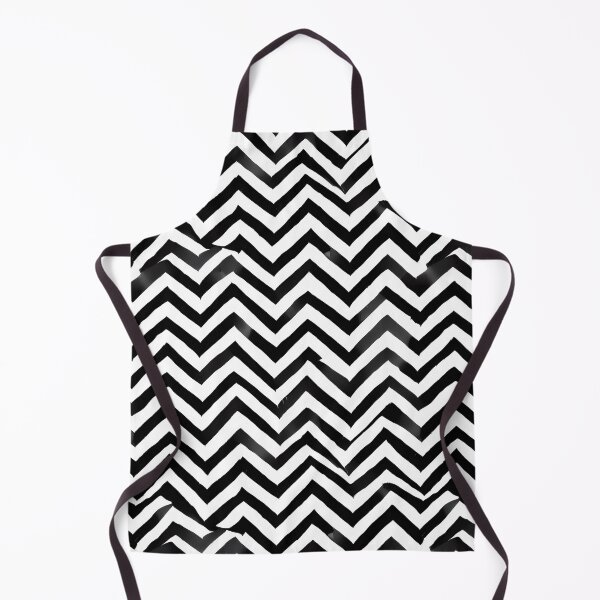 Item preview, Broken Zig Zag Stripes, Almost Perfect - Black And White Seamless Pattern designed and sold by Chubuter.