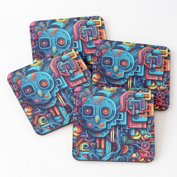 Item preview, Abstract Graffiti Mecha Pattern designed and sold by Desfix.
