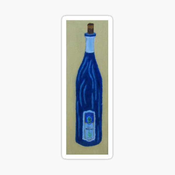 Artikel-Vorschau von Riesling Weinflasche, designt und verkauft von AnArtistAtWork.
