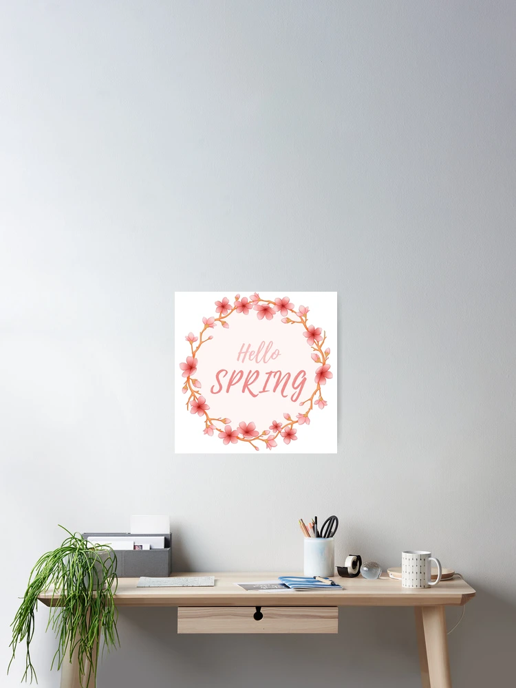 Thumbnail 2 of 3, Poster, Hello Spring designed and sold by Denisa Krivan.