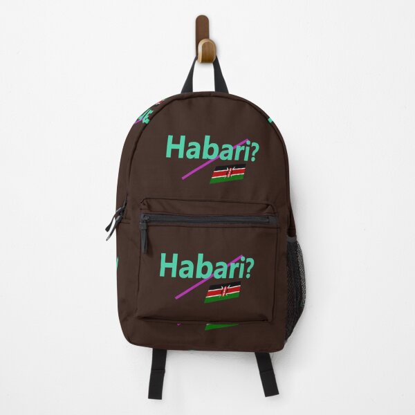Item preview, Habari (hello in Swahili) abstract design designed and sold by lobodelnoir.