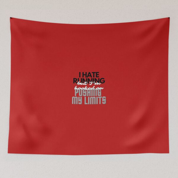 Item preview, I hate running - motivational quote for running men or women designed and sold by Fanaticos.