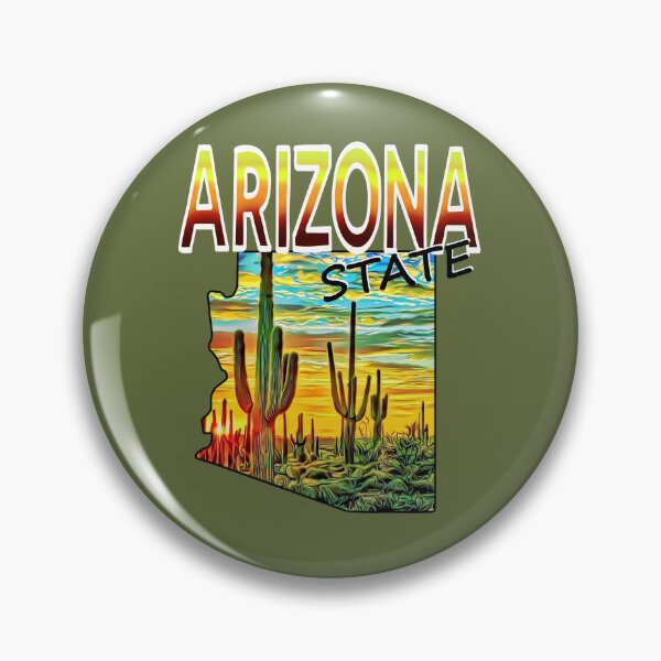 Item preview, Arizona State Dessert Map designed and sold by notsweettea.