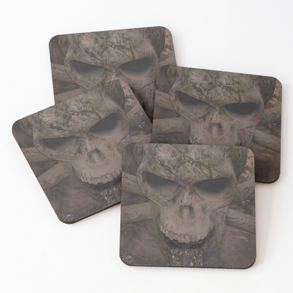 Item preview, Skull and crossbones water feature exploris designed and sold by eddiebarronshop.