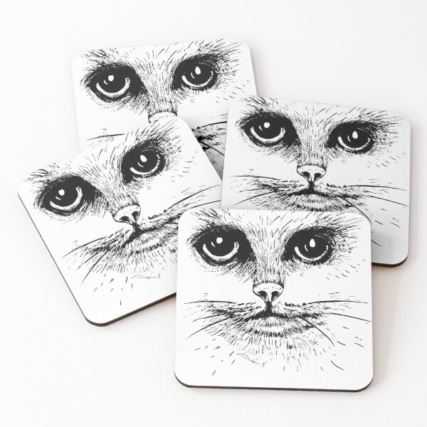 Item preview, Cat with lovely big eyes designed and sold by VonKalt.