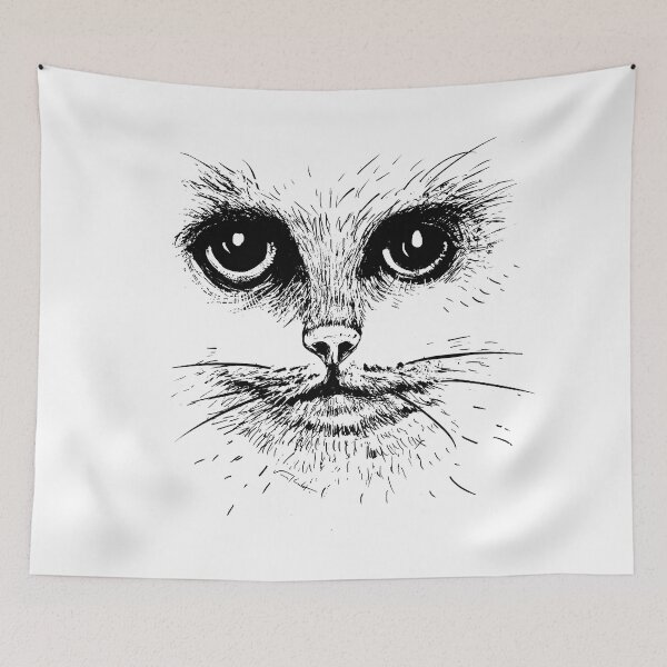 Item preview, Cat with lovely big eyes designed and sold by VonKalt.