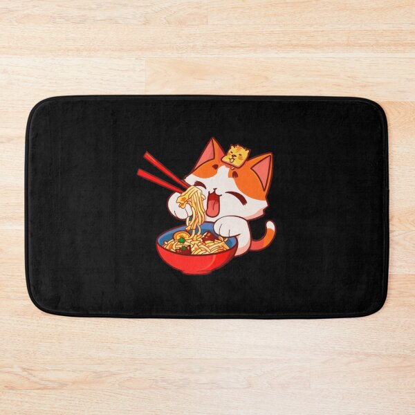 Item preview, Cat eating spaghetti6 designed and sold by hongoi17.
